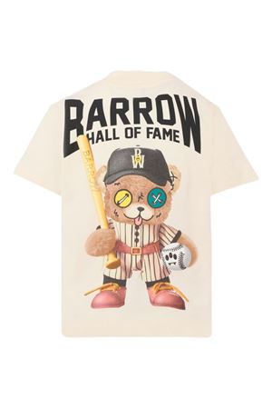 tshirt in cotone avorio BARROW KIDS | F5BKJUTH083013